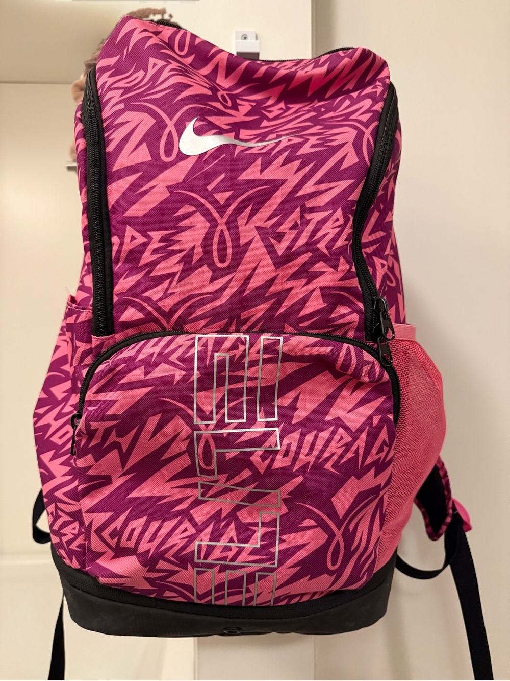 Nike Pink Graphic Backpack